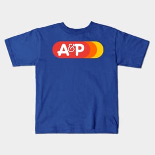 A&P Supermarket 1976 Vintage Kids T-Shirt